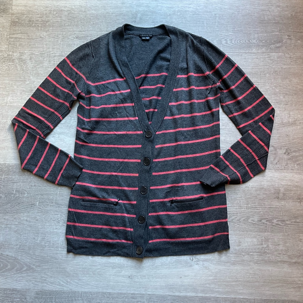 Theory Cotton Cashmere Cardigan Size M